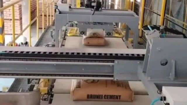 Brunei’de Çimento Şirketi için Otomatik paletleme